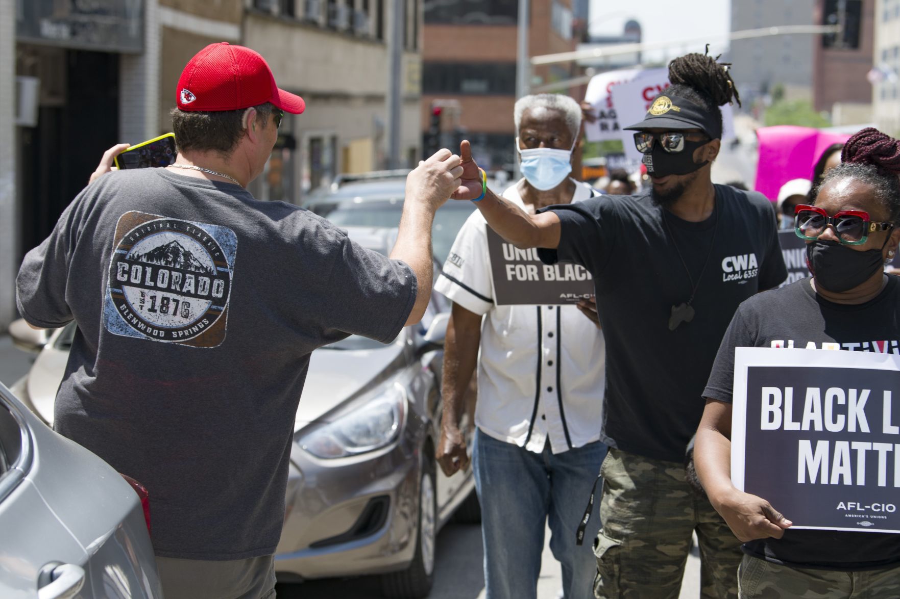 Coalition of Black Trade Unionists for Black Lives Matter march